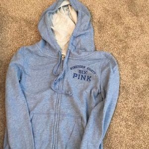 PINK zip up hoodie